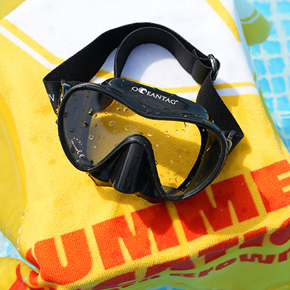 일루 스노클 마스크 옵티컬 세트 블랙
